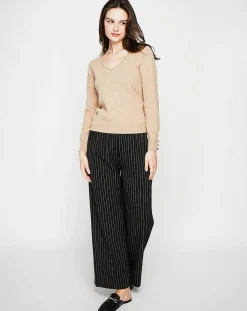 Femme Cachemire & Jo Pull Juliette nougat