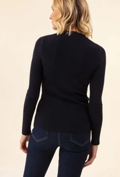 Femme Bleu Blanc Rouge Pull Koss bleu
