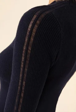 Femme Bleu Blanc Rouge Pull Koss bleu