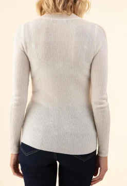 Outlet Bleu Blanc Rouge Pull Koss ecru