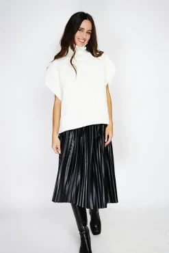 Best C&Jo Pull large à capuche en Cachemire mélangé naturel