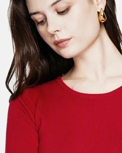 Femme Assuili Pull Laure bordeaux