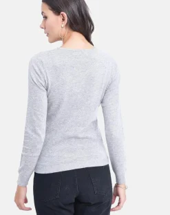 Femme Assuili Pull Laure givre