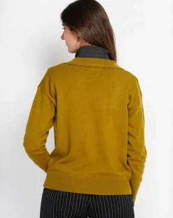 Assuili Pull Laurence vert olive