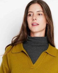 Assuili Pull Laurence vert olive