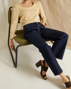 Femme Rouje Pull Lila beige