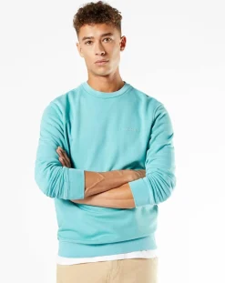 Homme Dockers Pull Logo vert clair