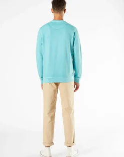 Homme Dockers Pull Logo vert clair