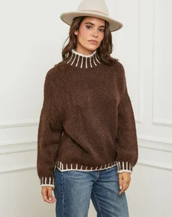 Femme L'Armoire de Suzette Pull Lou choco