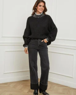 Online L'Armoire de Suzette Pull Lou noir