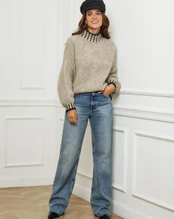 Femme L'Armoire de Suzette Pull Lou taupe