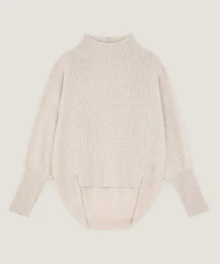 Sale Rodier Pull Louve en Laine mélangée beige