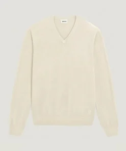 Outlet Rodier Pull Lucien 100% Laine blanc écru