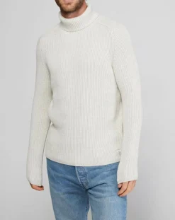 New Marc O'Polo Pull Maille côtelée écru