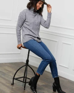 Best Soft Cashmere Pull Margaux gris