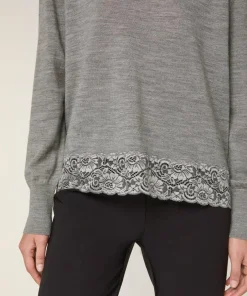 Discount Rodier Pull Marie Lou 100% Laine gris foncé