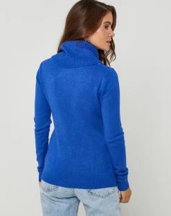 Femme Soft Cashmere Pull Marie royal