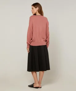 Femme Rodier Pull Maximilienne en Laine mélangée bois de rose