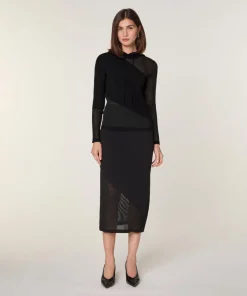 Sale Rodier Pull Mohira en Laine mélangé noir