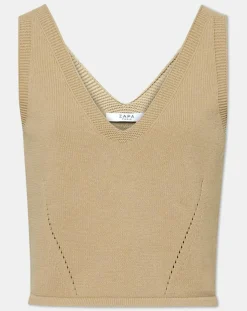 Femme Zapa Pull Nadine camel