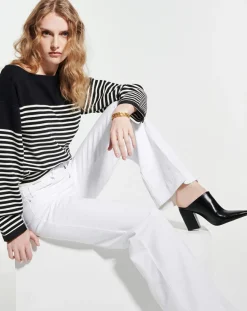 Femme Zapa Pull Nautical rayures