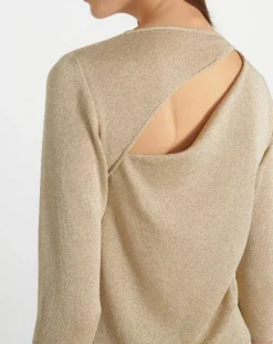 Femme Zapa Pull Nora doré