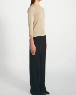 Femme Zapa Pull Nora doré