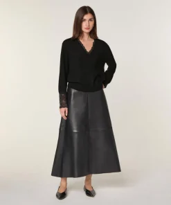Femme Rodier Pull Nora en Laine noir