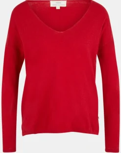 Femme Yerse Pull O-Bondi rouge