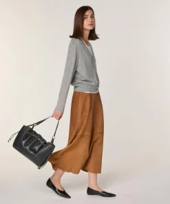 Hot Rodier Pull Odile 100% Laine gris foncé