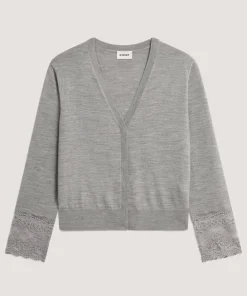 Hot Rodier Pull Odile 100% Laine gris foncé
