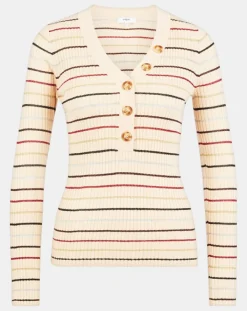 Femme Suncoo Pull Paos beige/multicolore