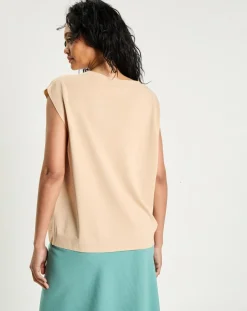 Discount Lauren Vidal Pull Perle beige