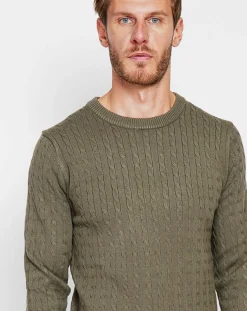 Clearance Cachemire & Jo Pull Pierre kaki