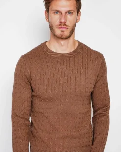 Homme Cachemire & Jo Pull Pierre marron