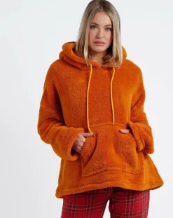 Femme Admas Pull polaire ocre