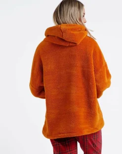 Femme Admas Pull polaire ocre