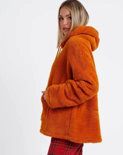 Femme Admas Pull polaire ocre