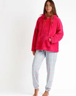 Femme Admas Pull polaire rose