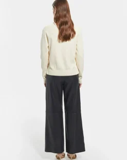 Femme Zapa Pull Polo ecru