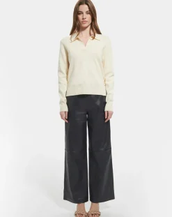 Femme Zapa Pull Polo ecru