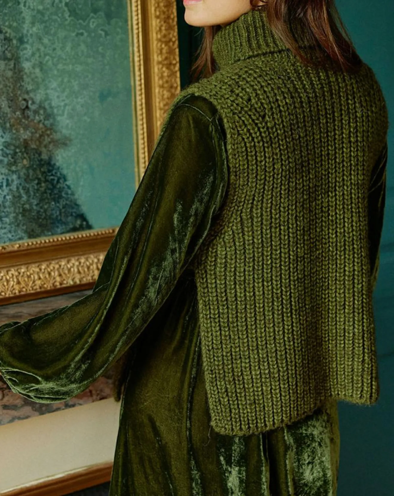 Discount Lauren Vidal Pull poncho en Alpaga mélangé Billie mousse