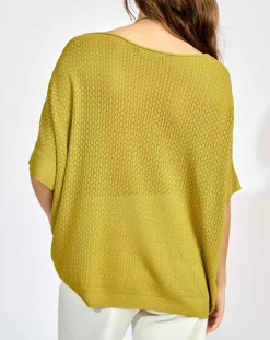 Femme Lauren Vidal Pull Pretty anis