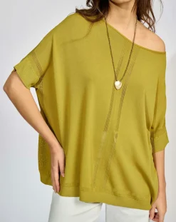 Femme Lauren Vidal Pull Pretty anis