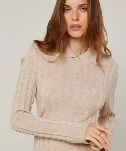 Femme Rodier Pull Raymonde en Laine mélangée beige