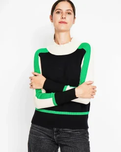 Femme Assuili Pull Salome noir