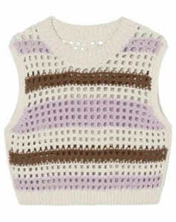 Online Marc O'Polo Pull sans manches 100% Laine Tricot multicolore