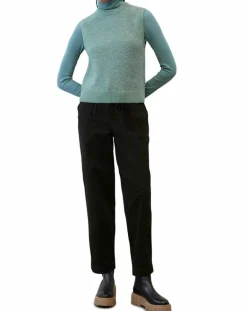 Femme Marc O'Polo Pull sans manches en Laine & Alpaga mélangés vert