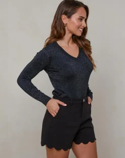 Femme Soft Cashmere Pull Senda noir