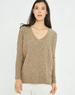 Femme Lauren Vidal Pull Seven seigle